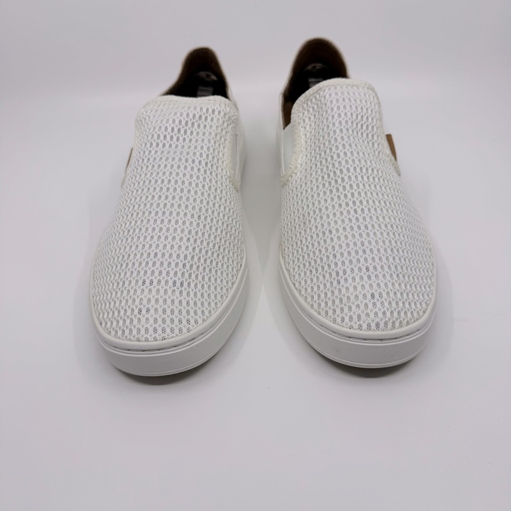 Olukai Pehuea Wms Slip On Breathable Mesh White Shoes. Color white SZ 10 - Picture 2 of 11